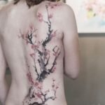 cherry blossom tattoos for women