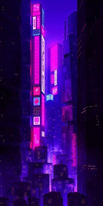 cyberpunk anime wallpaper