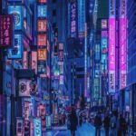 cyberpunk anime wallpaper
