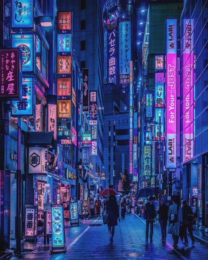 cyberpunk anime wallpaper