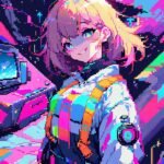 cyberpunk anime wallpaper