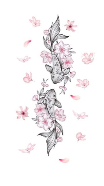 cherry blossom tattoos for women