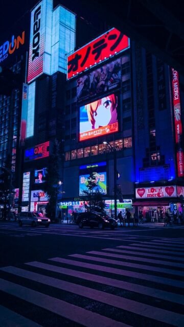 cyberpunk anime wallpaper