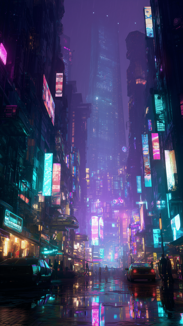 cyberpunk anime wallpaper