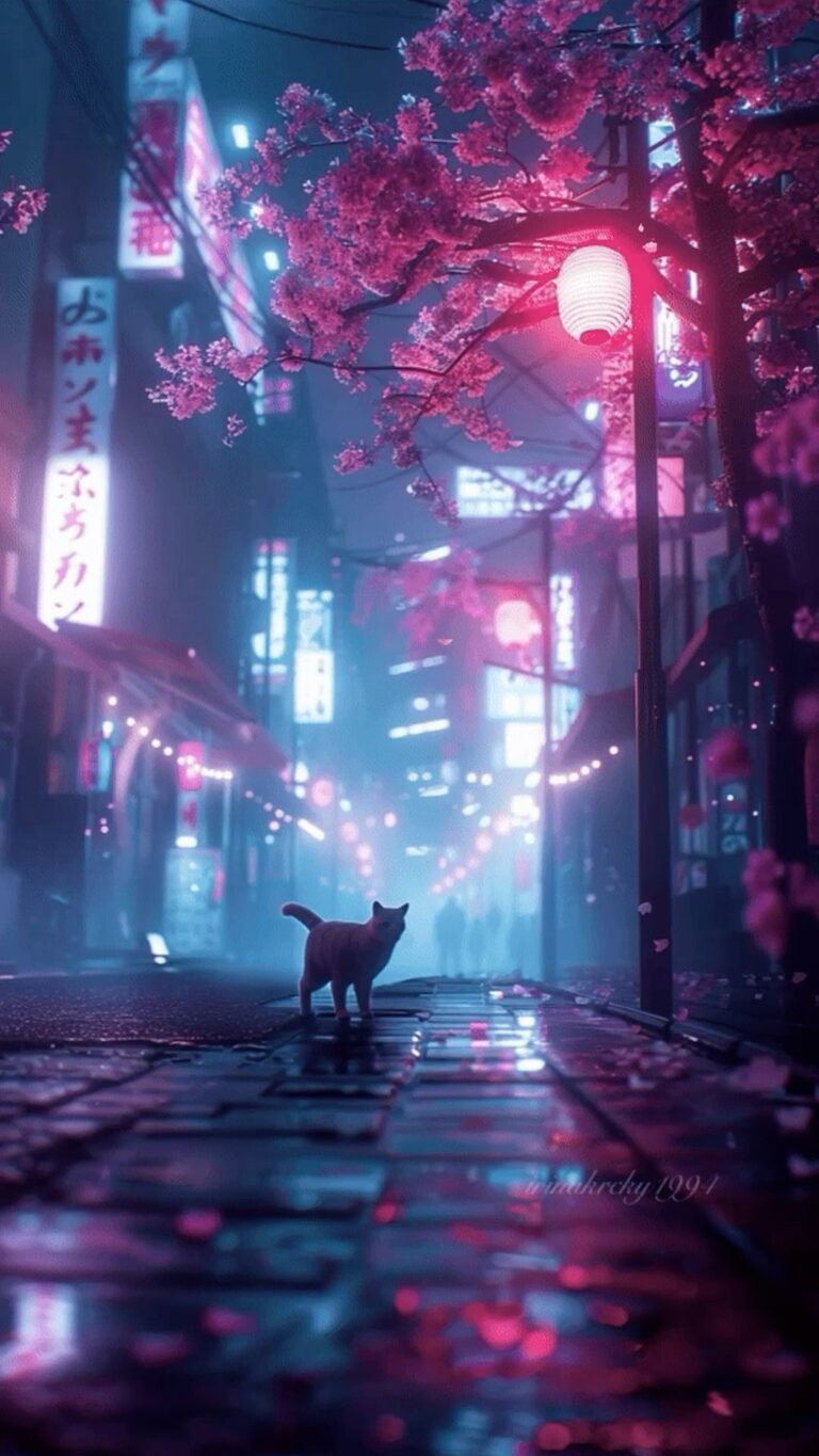 cyberpunk anime wallpaper