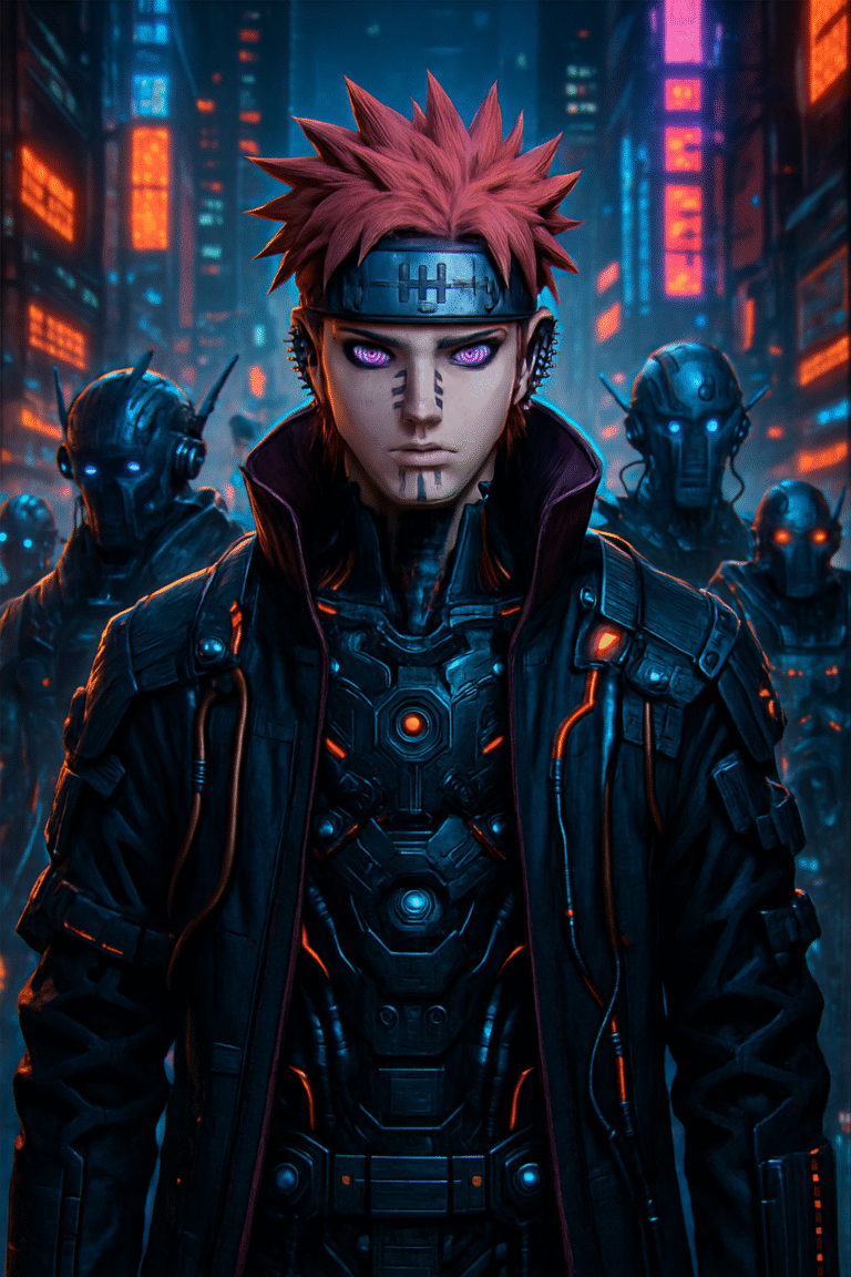 cyberpunk anime wallpaper