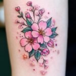 cherry blossom tattoos for women