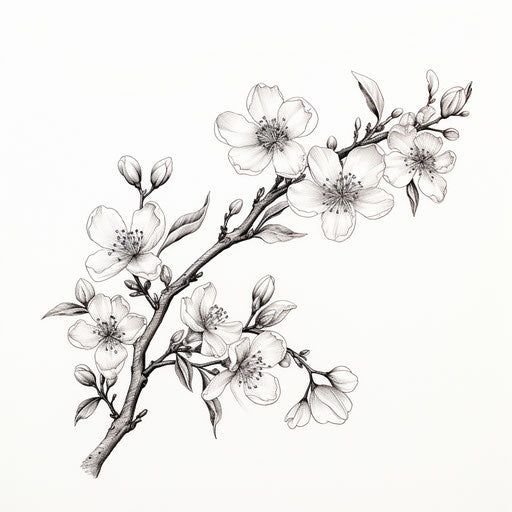 cherry blossom tattoos for women
