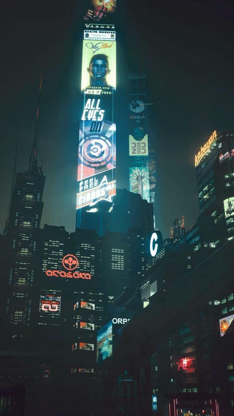 cyberpunk anime wallpaper