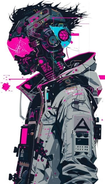 cyberpunk anime wallpaper