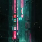 cyberpunk anime wallpaper