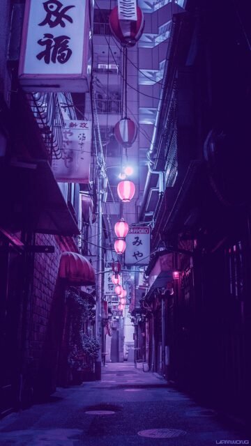 cyberpunk anime wallpaper