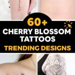 cherry blossom tattoos for women