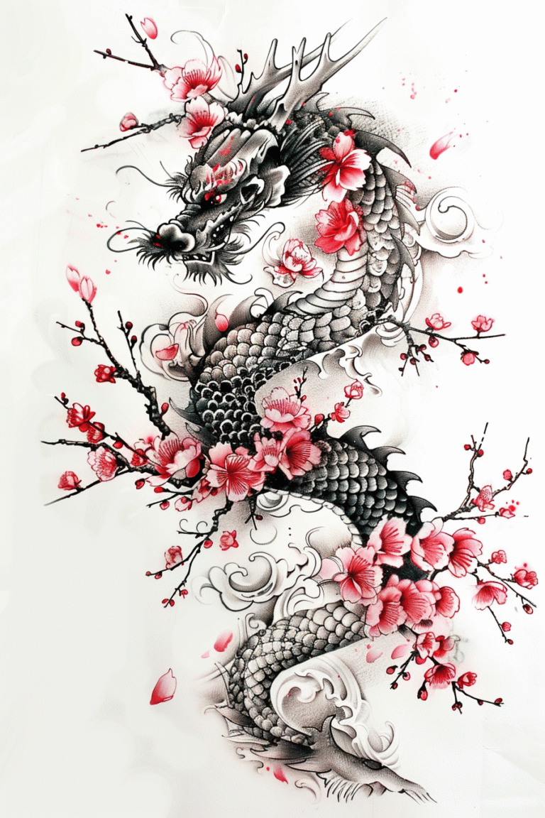 cherry blossom tattoos for women