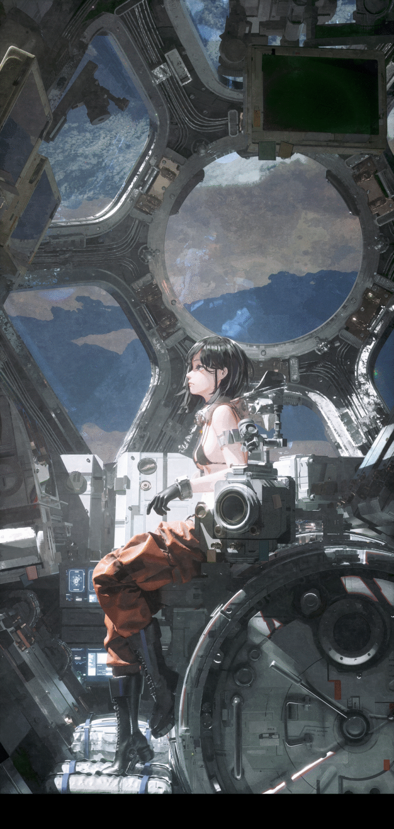 cyberpunk anime wallpaper