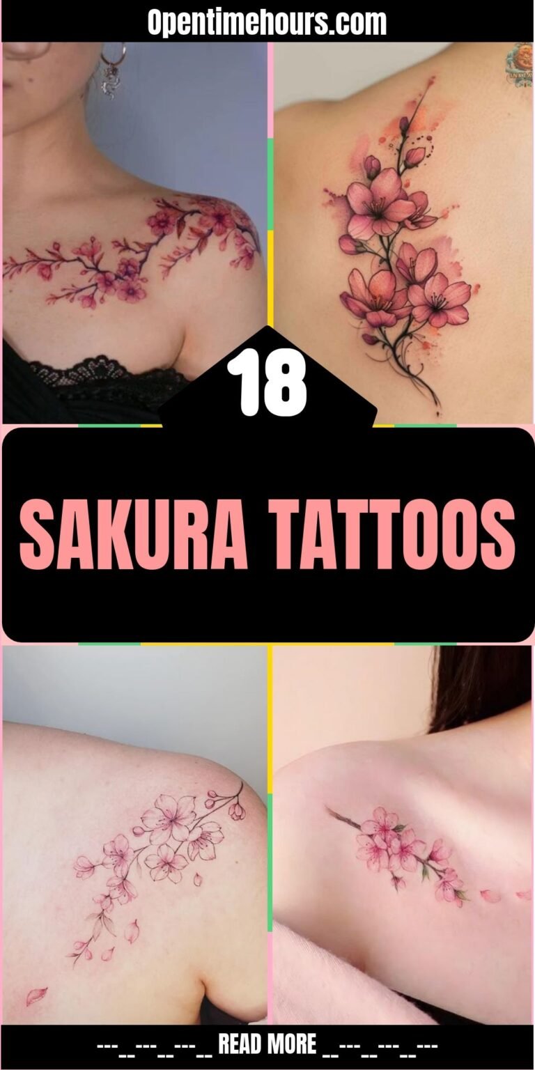 cherry blossom tattoos for women