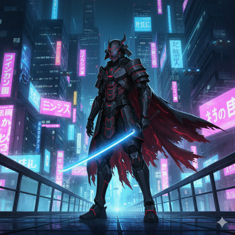 cyberpunk anime wallpaper