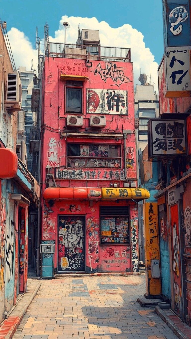 cyberpunk anime wallpaper