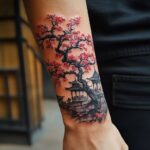 cherry blossom tattoos for women