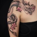 cherry blossom tattoos for women