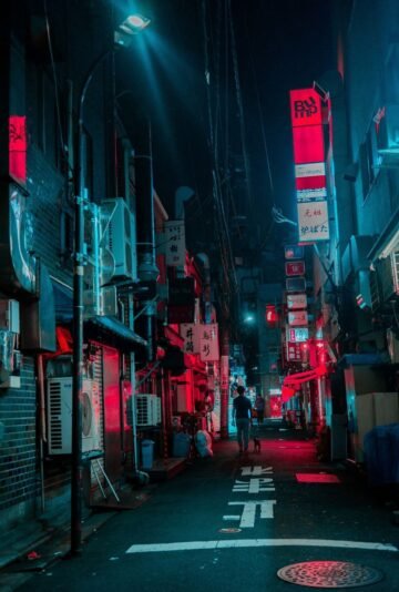 cyberpunk anime wallpaper