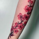 cherry blossom tattoos for women