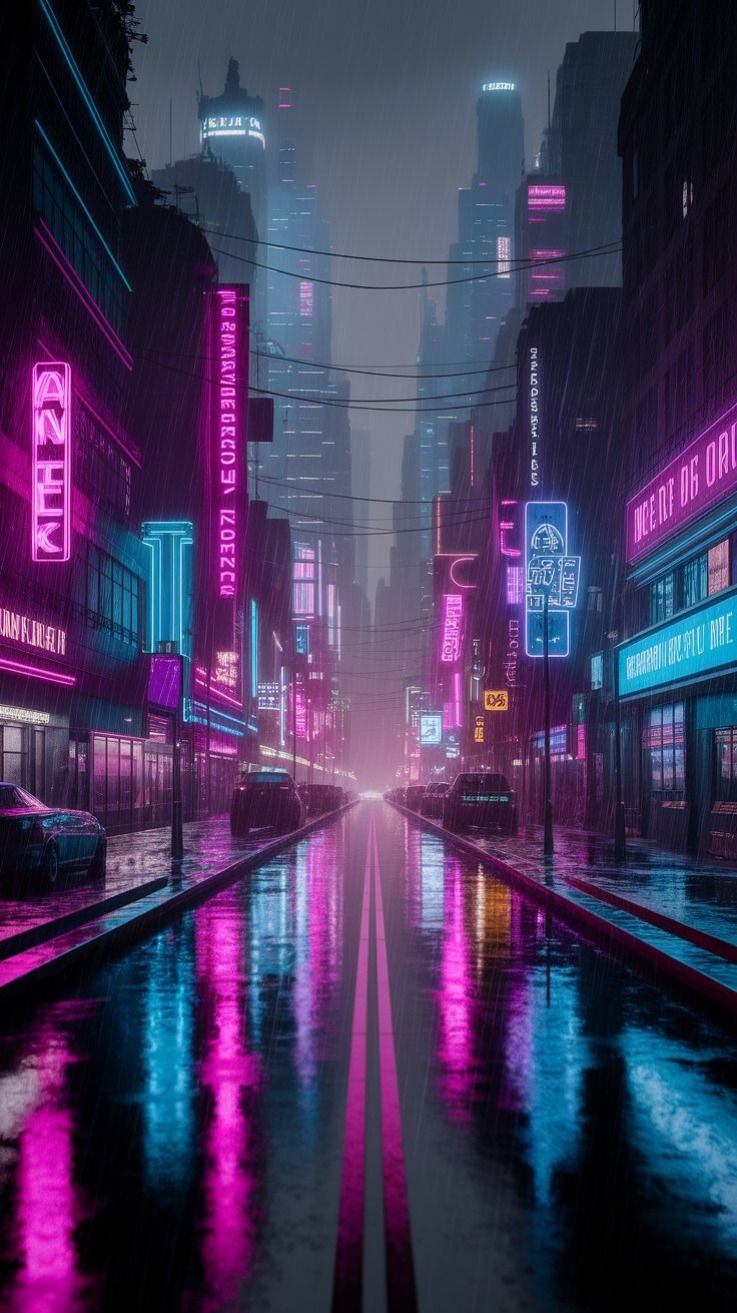 cyberpunk anime wallpaper