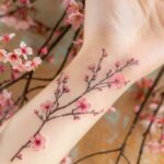 cherry blossom tattoos for women