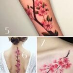cherry blossom tattoos for women
