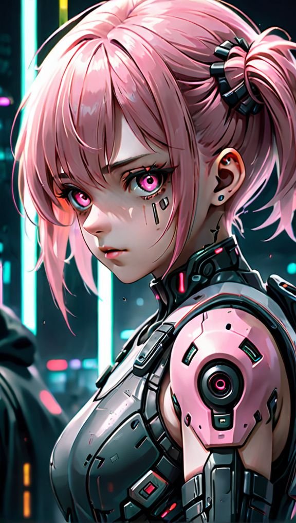 cyberpunk anime wallpaper