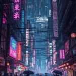 cyberpunk anime wallpaper