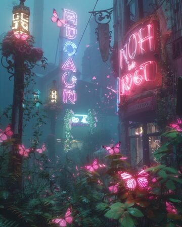 cyberpunk anime wallpaper