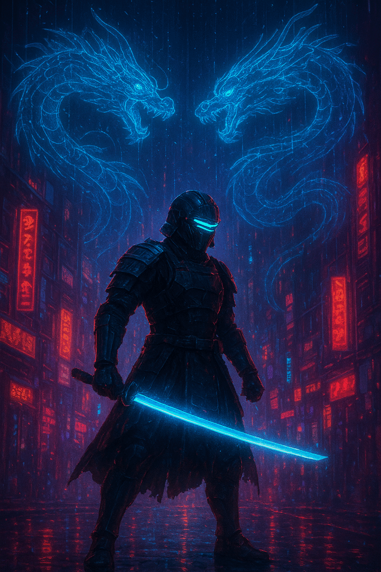 cyberpunk anime wallpaper