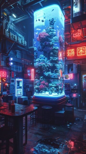 cyberpunk anime wallpaper