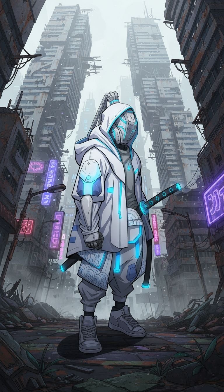 cyberpunk anime wallpaper