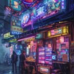 cyberpunk anime wallpaper