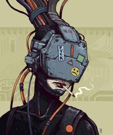 cyberpunk anime wallpaper