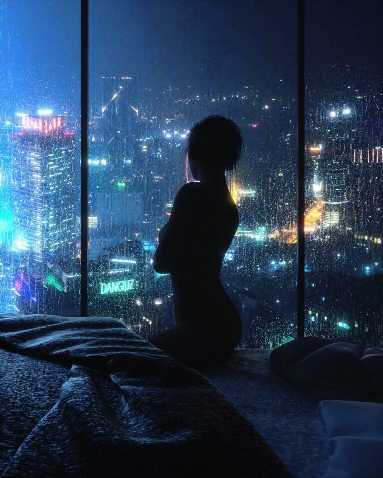 cyberpunk anime wallpaper