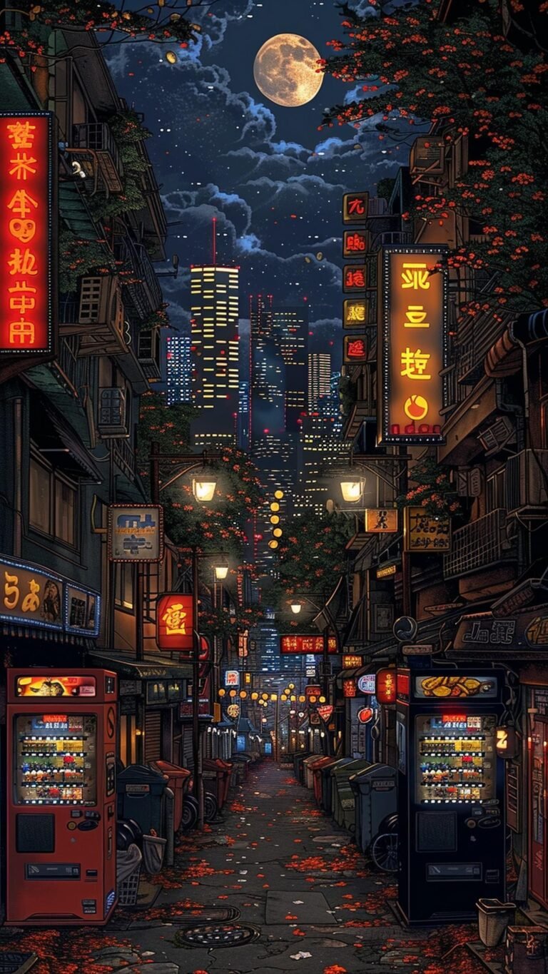 cyberpunk anime wallpaper