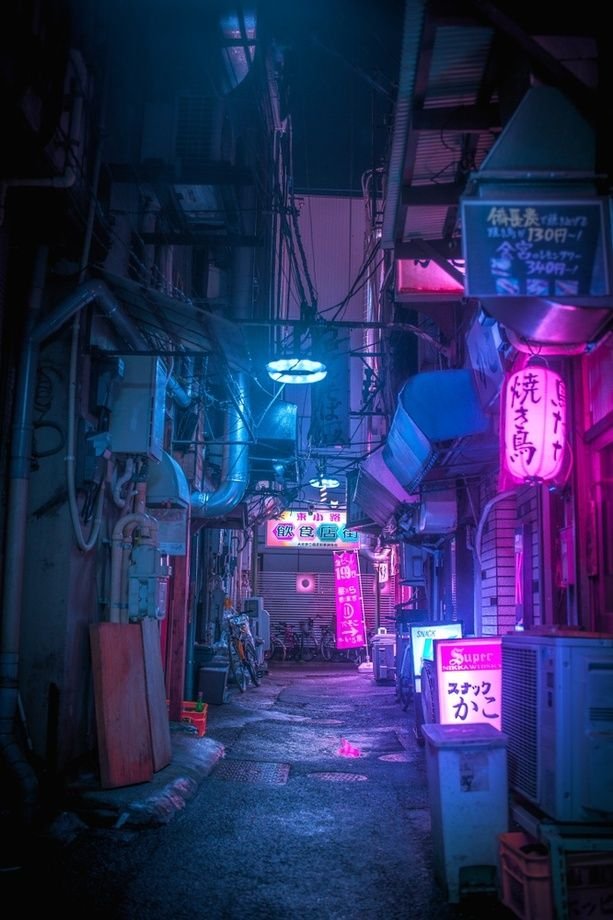 cyberpunk anime wallpaper