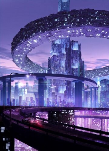 cyberpunk anime wallpaper