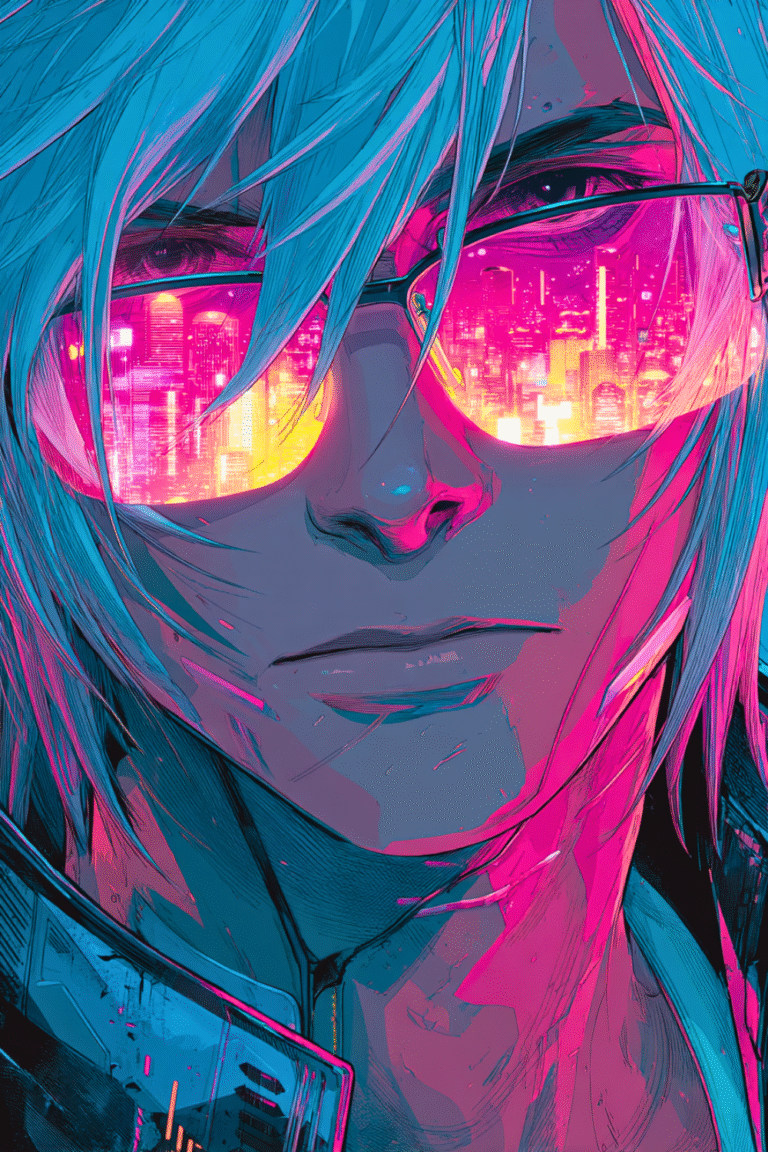 cyberpunk anime wallpaper