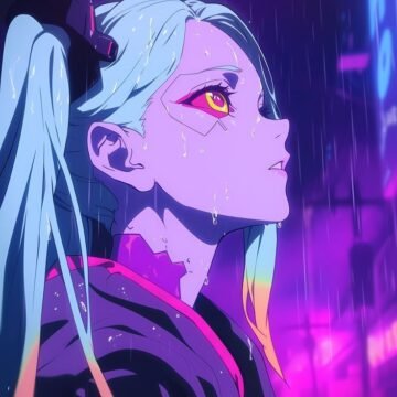 cyberpunk anime wallpaper