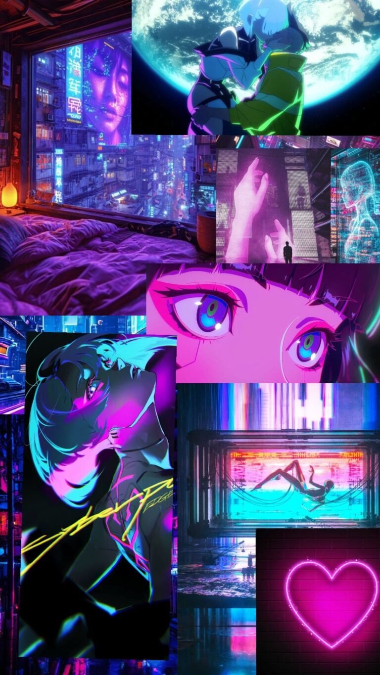 cyberpunk anime wallpaper