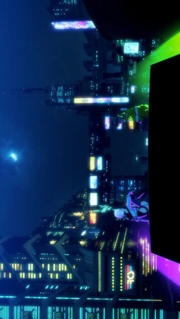 cyberpunk anime wallpaper