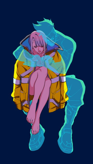 cyberpunk anime wallpaper