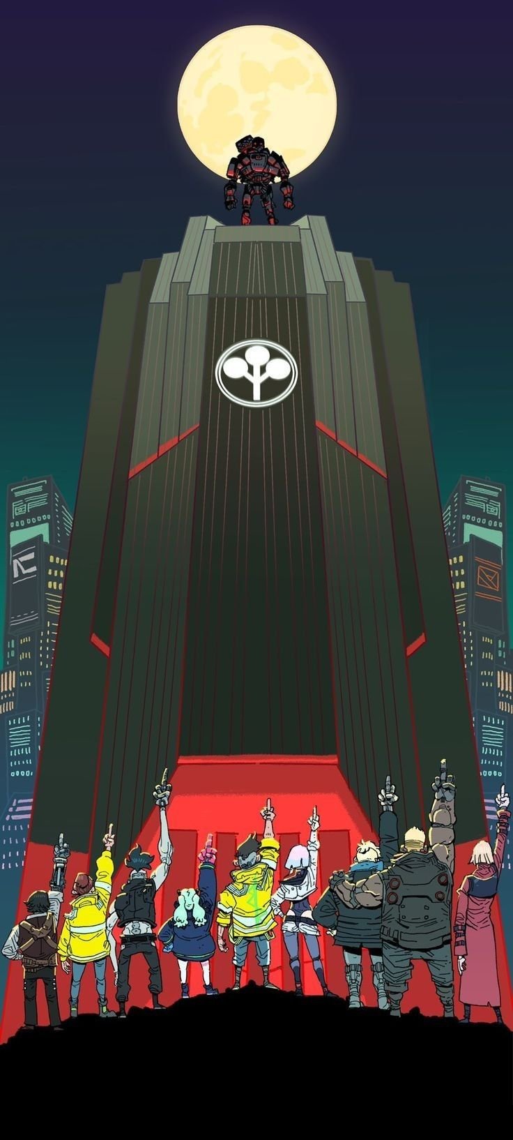 cyberpunk anime wallpaper