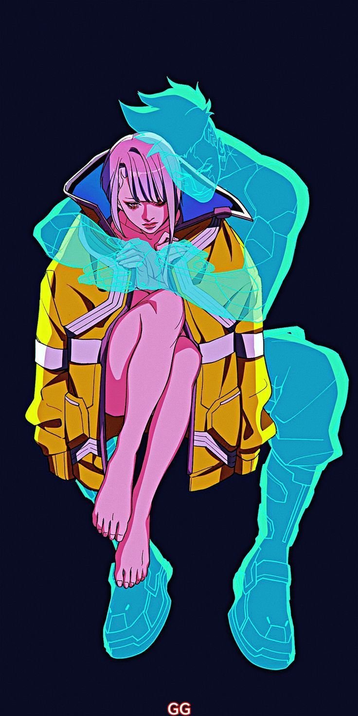 cyberpunk anime wallpaper