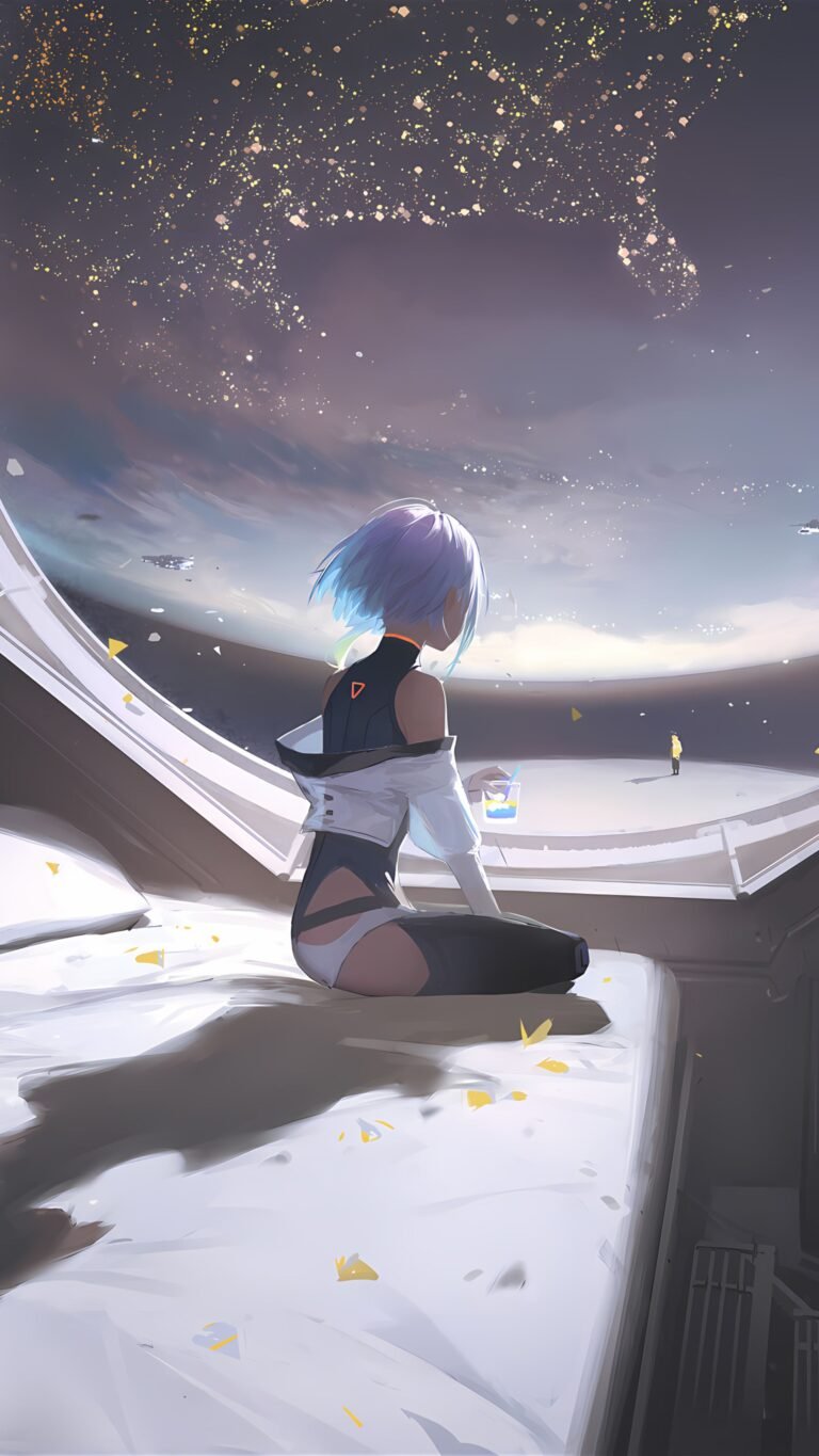 cyberpunk anime wallpaper