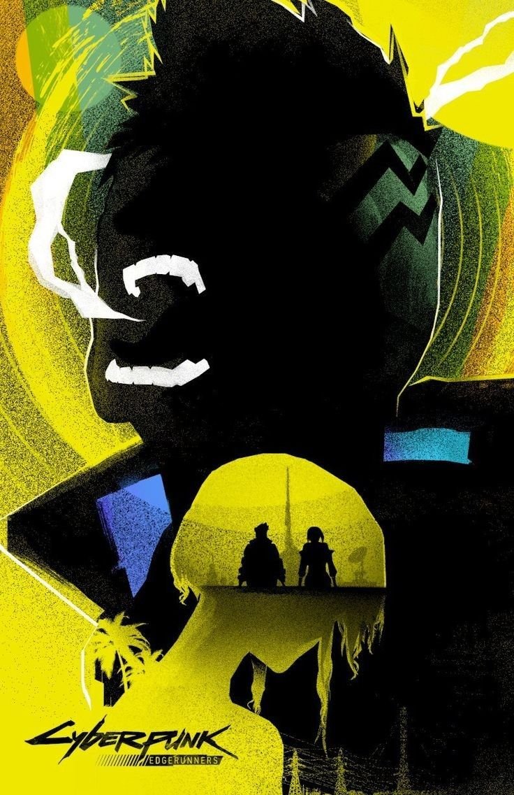 cyberpunk anime wallpaper